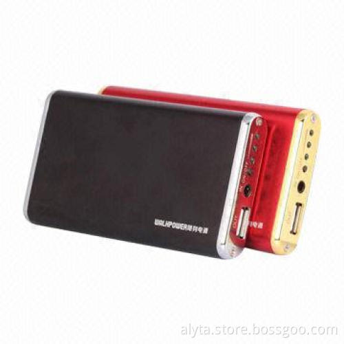 Mobile Power Portable Source/Power Banks for Charging, 6,000mAh, Aluminum Alloy Shell